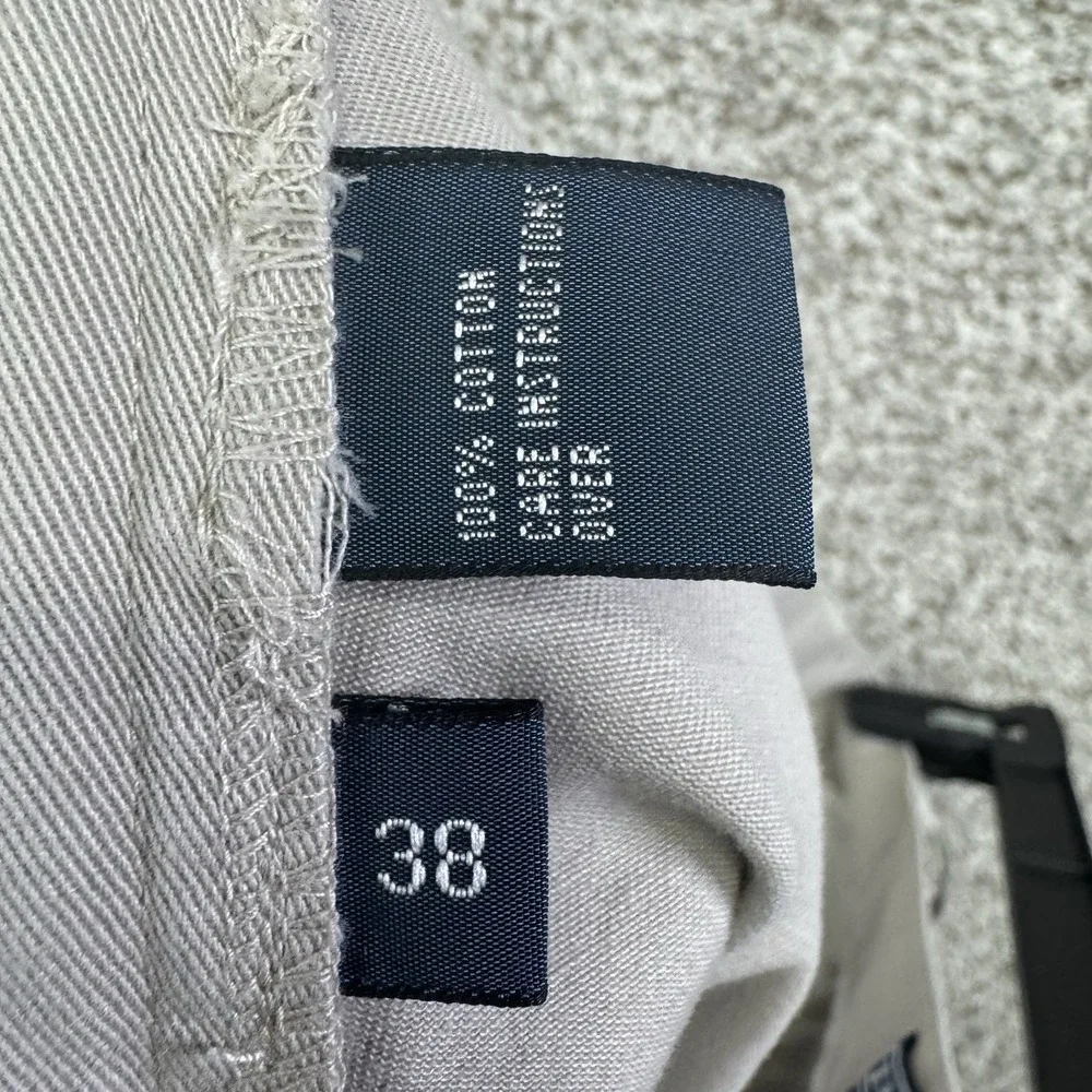 Polo Ralph Lauren Prospect Short Mens Size 38 Beige Flat Front 100% Cotton Chino
